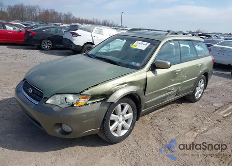 2006 Subaru Outback z USA, uszkodzony, nr VIN 4S4BP62C267361983